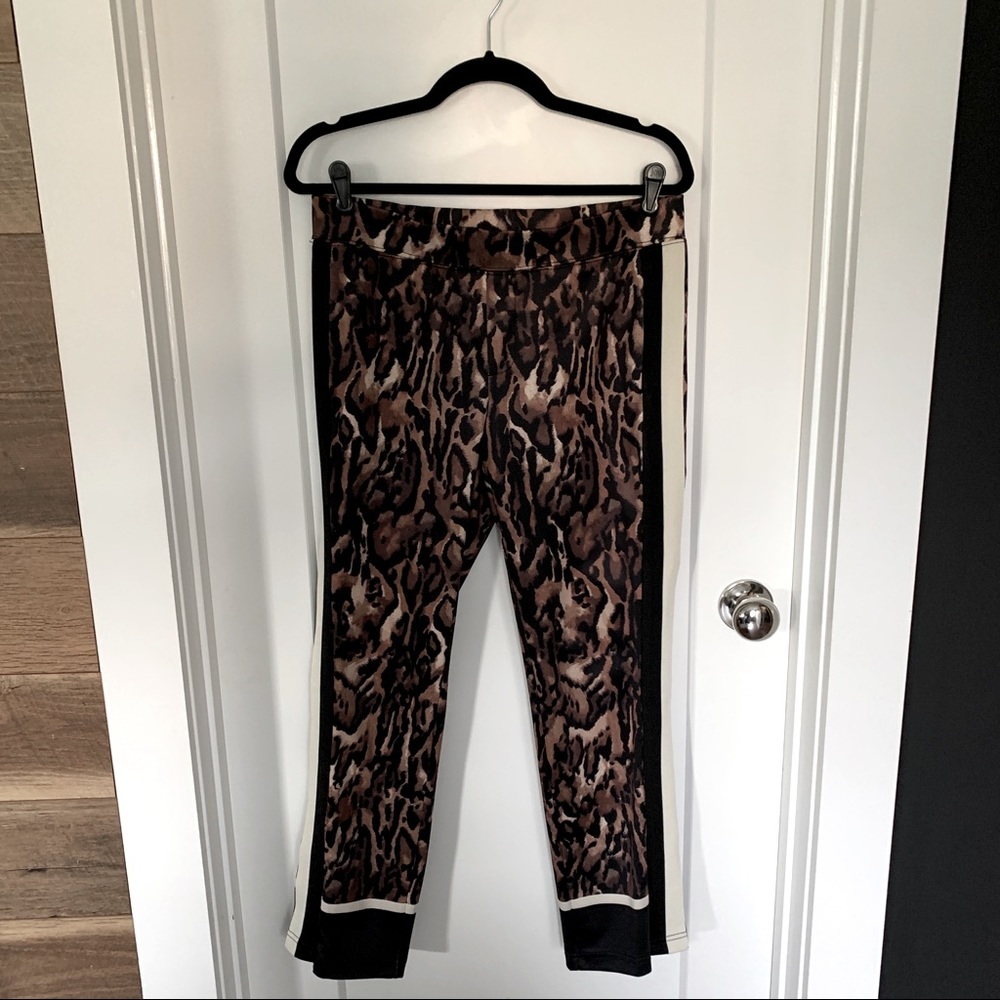 Pam & Gela Animal Print Track Pants